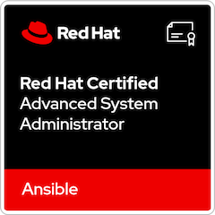 Red Hat Certified Advanced System Administrator in Ansible